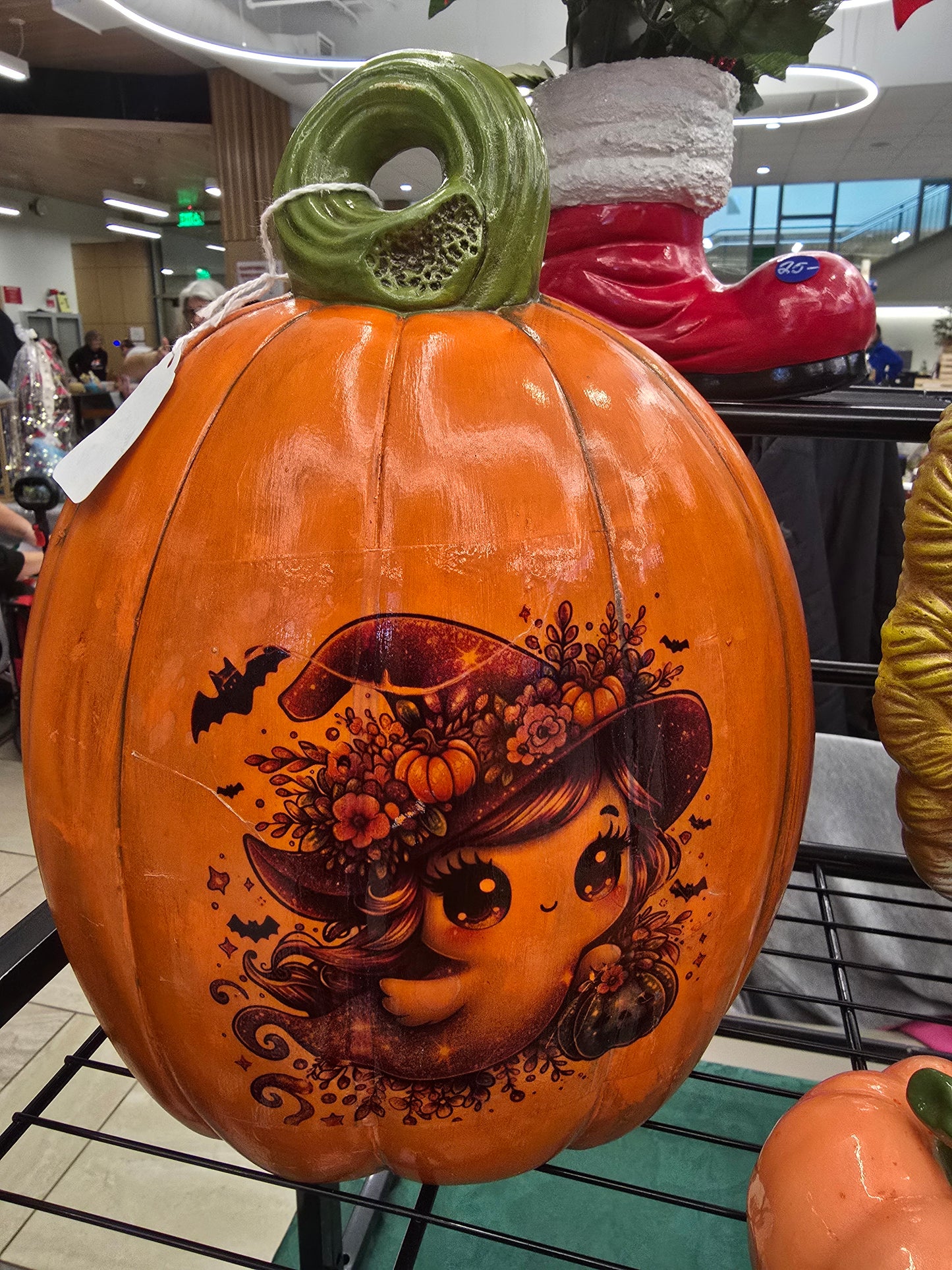 Ceramic Pumpkin hand painted