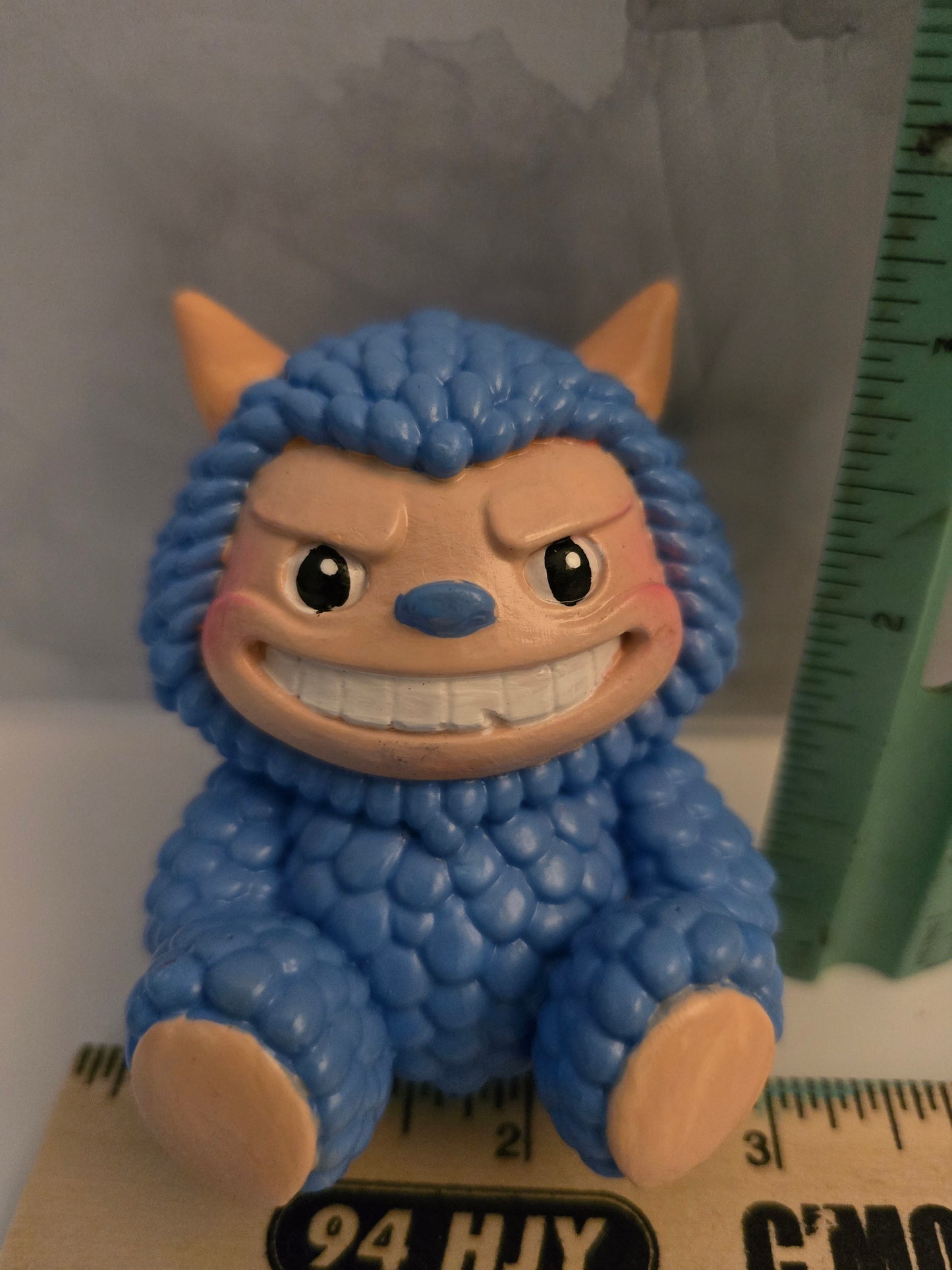Handmade Textured Monster Figurine – Whimsical Ceramic Decor