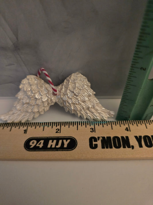 Angel wings ornament