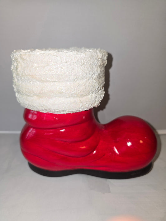 Ceramic Decorative Santa Boot